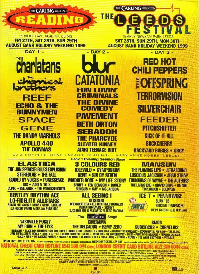 Leeds Festival | Reading-1999