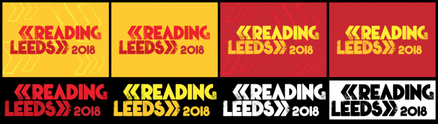 Reading and Leeds Logos with year