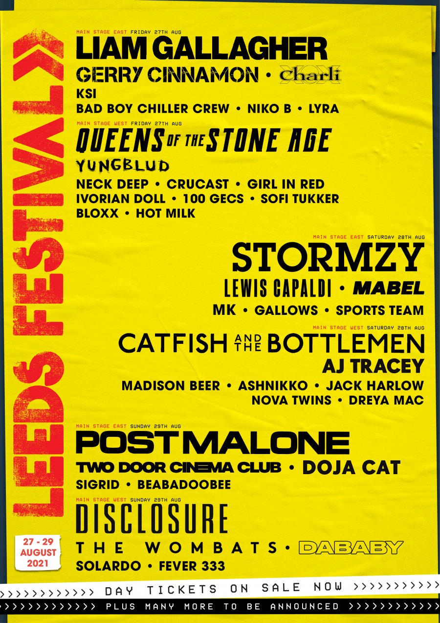 Leeds Festival | Leeds Festival » 27 - 29 August 2021